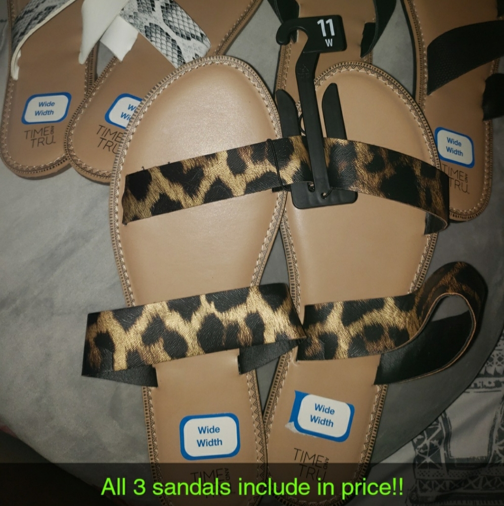 Womens Time Tru Sandals